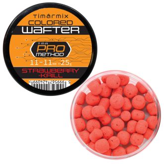 Pro Method Colored Wafter Strawberry-Krill 11-11mm